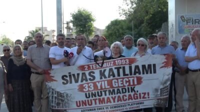 Adıyaman Emek ve Demokrasi Platformu, Madımak Katliamı’nın yıl dönümünde yaptığı