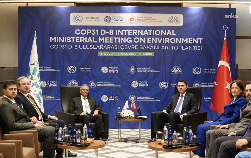 İstanbul’da düzenlenen D-8 Ülkeleri COP31 Toplantısı’nda, Türkiye’nin COP31 Başkanlığı’nı desteklemek