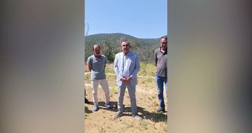 Kahramanmaraş'ın Afşin ilçesine bağlı Yazı Köyü’nde yerinde dönüşüm kapsamında yapımına
