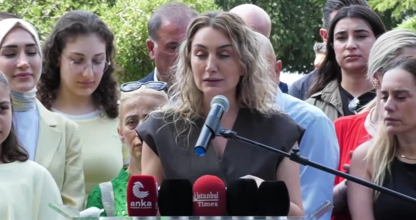 Aile Dayanışma Ağı'nın Saraçhane'deki buluşmasında konuşan Dilek Kaya İmamoğlu, dün