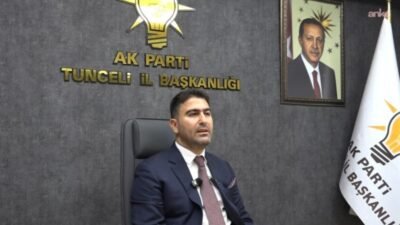 AK Parti Tunceli İl Başkanı Hakan Özer, görevinden istifa etti.
