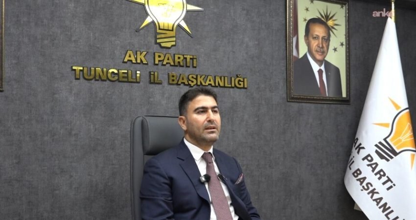 AK Parti Tunceli İl Başkanı Hakan Özer, görevinden istifa etti.