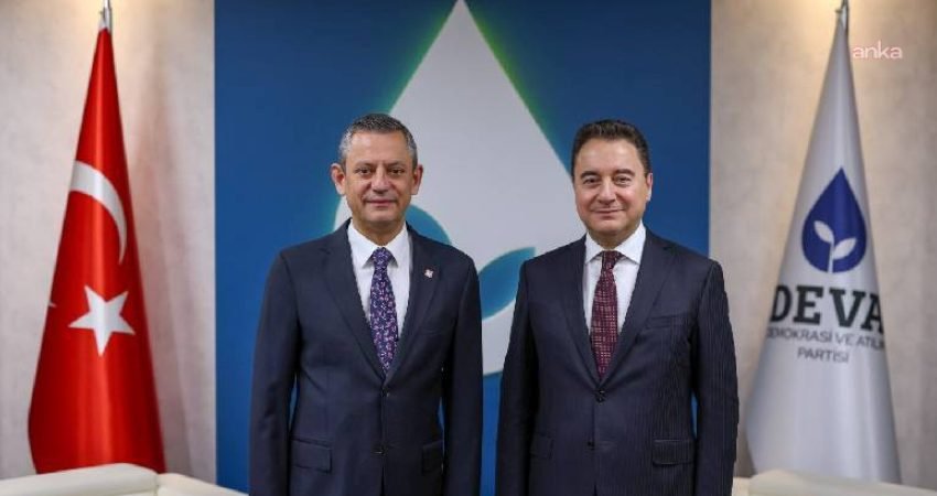 DEVA Partisi Genel Başkanı Ali Babacan, YENİ Parti Genel Başkanı