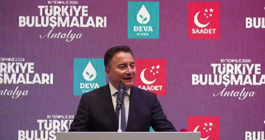 DEVA Partisi Genel Başkanı Ali Babacan, "Türkiye'nin çıkışı, çözüm ancak
