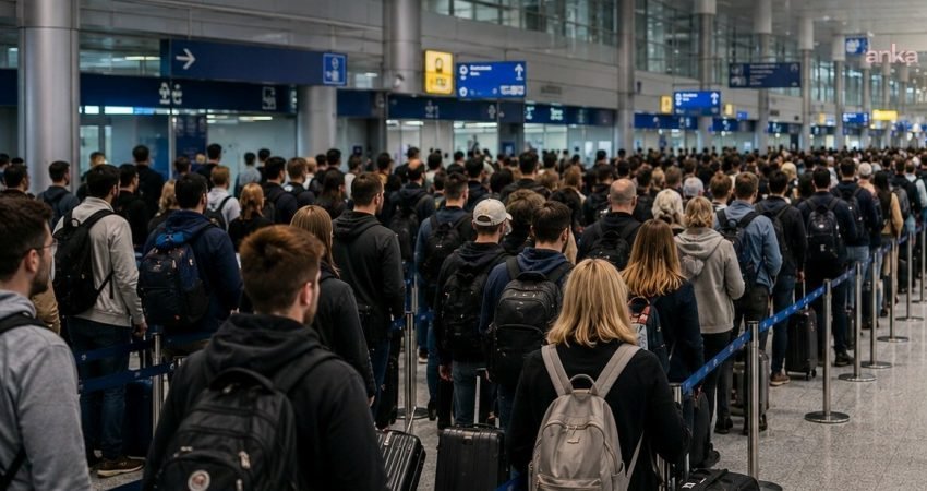 Avrupa Birliği'nin (AB) yeni sınır güvenliği uygulaması Almanya havalimanlarında yoğunluğa