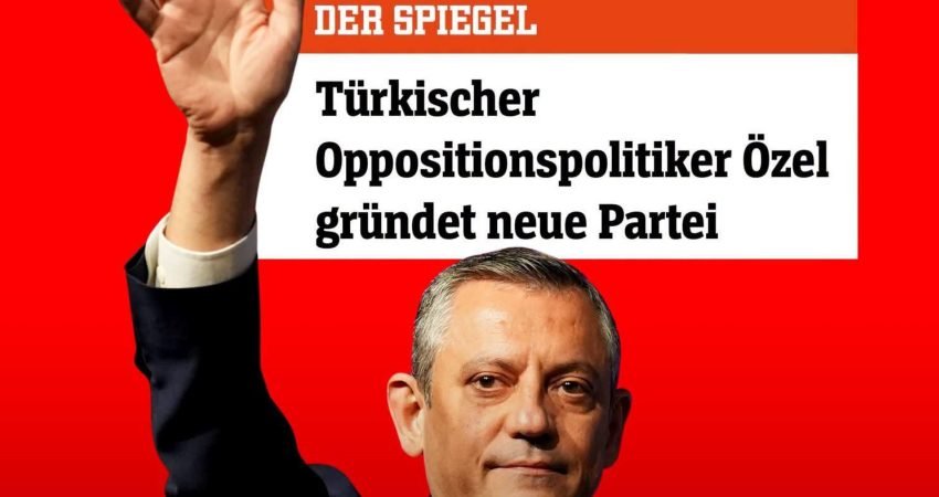 Almanya’nın önde gelen dergilerinden Der Spiegel, kapağında Özgür Özel'in kuracağı