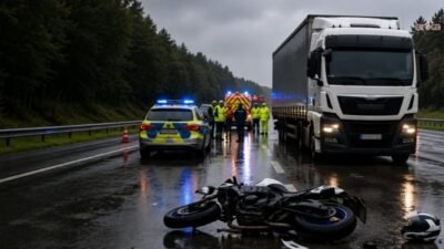 Almanya'da motosiklet sürüş eğitimi sırasında meydana gelen kazada 16 yaşındaki