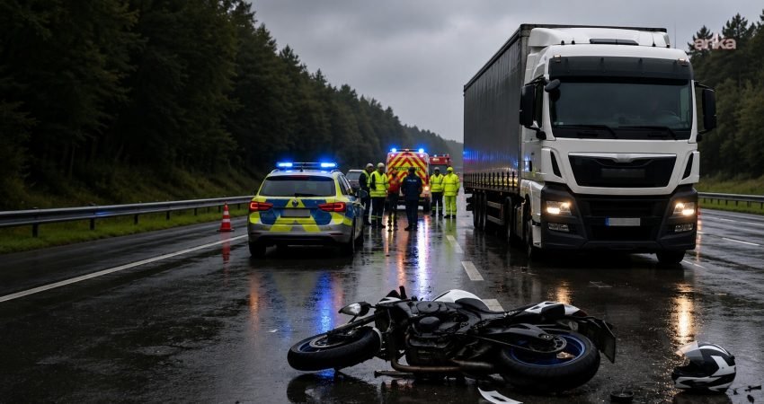 Almanya'da motosiklet sürüş eğitimi sırasında meydana gelen kazada 16 yaşındaki