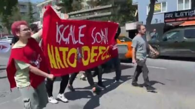 Başkentte Halkevleri ve Öğrenci Kolektifleri'nin, NATO 36. Devlet ve Hükümet