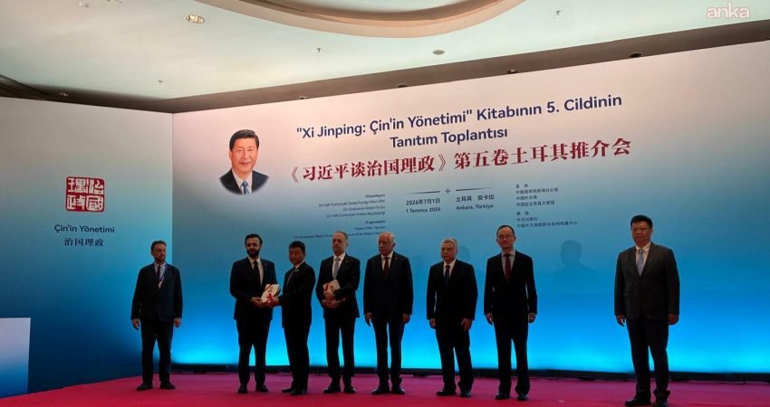 Ankara'da düzenlenen üst düzey lansmanla "Xi Jinping: Çin'in Yönetimi" kitabının