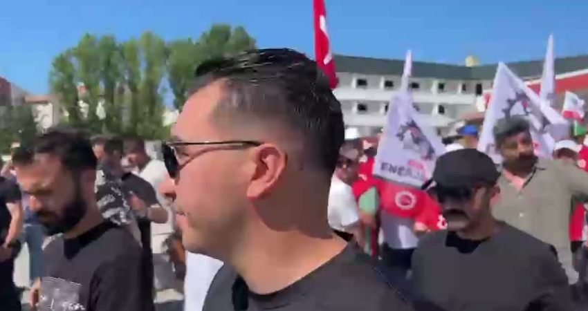 Beypazarı'ndan Ankara'ya yürüyüş başlatan Doruk Madencilik’e bağlı Yunus Emre Termik