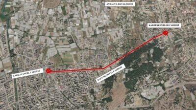 Antalya Büyükşehir Belediyesi, Rauf Denktaş Caddesi ve Bülent Ecevit Bulvarı'nda