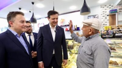 Saadet Partisi Genel Başkanı Mahmut Arıkan ile DEVA Partisi Genel Başkanı