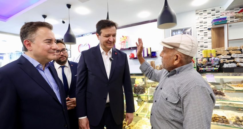 Saadet Partisi Genel Başkanı Mahmut Arıkan ile DEVA Partisi Genel Başkanı