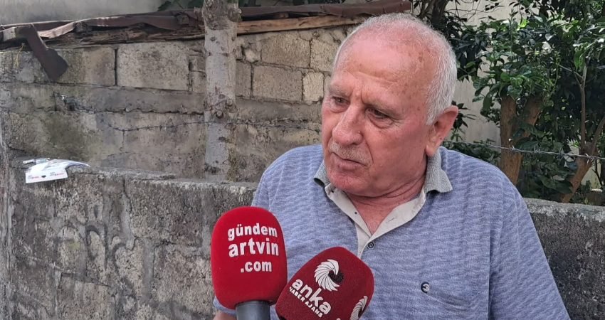 Artvin'in Kemalpaşa ilçesinde kurulan halk pazarında alışverişe gelen emekliler ile
