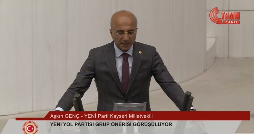 YENİ Parti PM Üyesi ve Kayseri Milletvekili Aşkın Genç, 2026’da