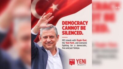 Avrupa Sosyalistler Partisi'nden (PES) yapılan açıklamada, "PES Özgür Özel'in, YENİ
