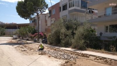 Ayvalık Belediyesi Fen İşleri Müdürlüğü ekipleri, ilçe genelinde doğal gaz