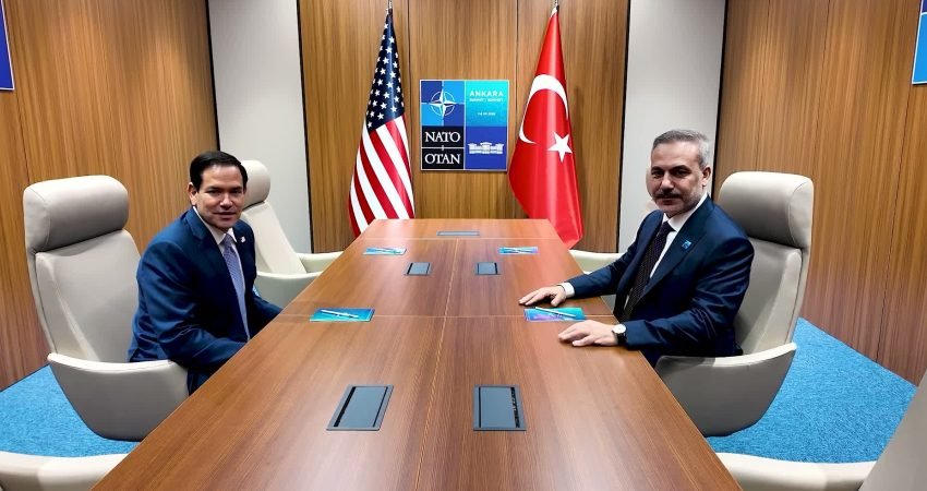 Dışişleri Bakanı Hakan Fidan, ABD Dışişleri Bakanı Marco Rubio ile
