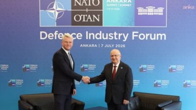 Milli Savunma Bakanı Yaşar Güler, BAE Systems'in CEO'su Charles Woodburn ile