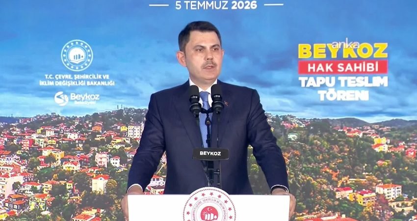 Çevre, Şehircilik ve İklim Değişikliği Bakanı Murat Kurum, vatandaşların 1