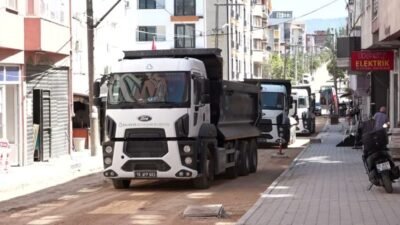 Balıkesir Büyükşehir Belediyesi, 20 ilçede sürdürdüğü yatırımlara Manyas ile devam