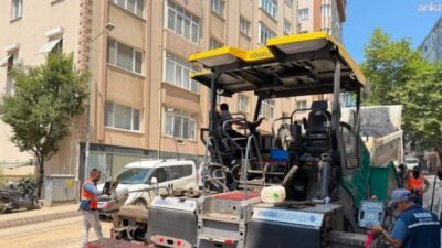 Bandırma Belediyesi, kent genelinde planlanan yol yenileme çalışmaları kapsamında asfalt