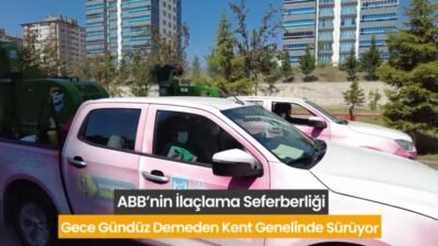 Ankara Büyükşehir Belediyesi, yaz aylarında sivrisinek, karasinek, kene ve diğer