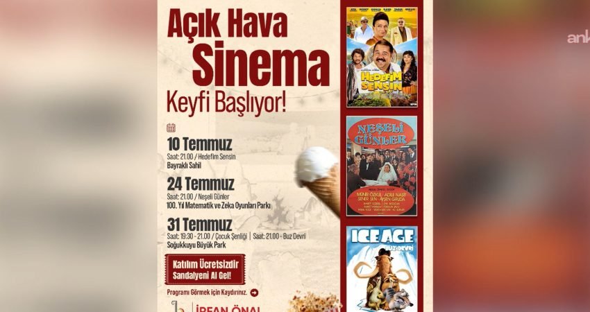 Bayraklı Belediyesi, temmuz ayı boyunca ilçenin farklı noktalarında düzenleyeceği ücretsiz