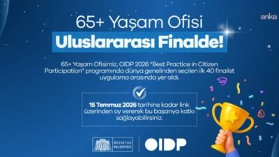 Beşiktaş Belediyesi 65+ Yaşam Ofisi, OIDP 2026 Katılımcı Demokrasi En