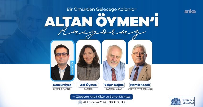 Beşiktaş Belediyesi, eski CHP Genel Başkanı gazeteci-yazar Altan Öymen’in gelecek kuşaklara