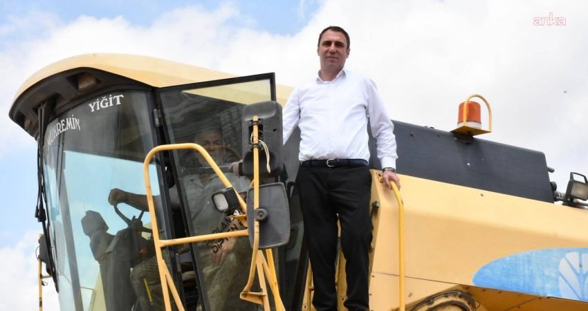 Beylikova Belediyesi'ne ait tarım arazilerinde hububat hasadı başladı. Dekar başına
