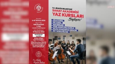 Bilecik Belediyesi'nin 10 yaş ve üzeri öğrenciler için düzenlediği Sanat