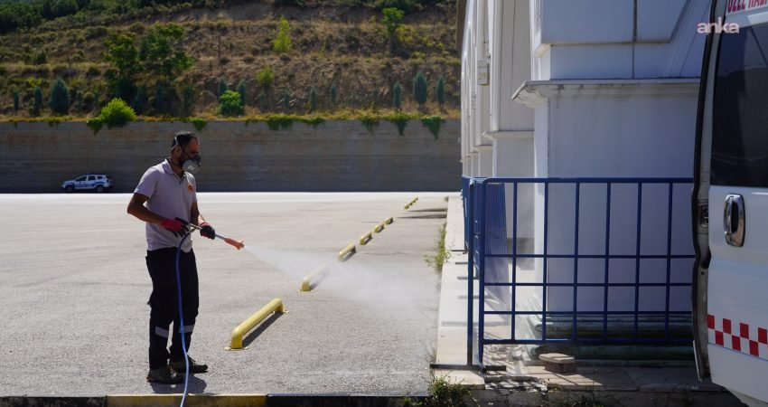 Bilecik Belediyesi, son günlerde farklı illerde görülen çekirge hareketliliğine karşı