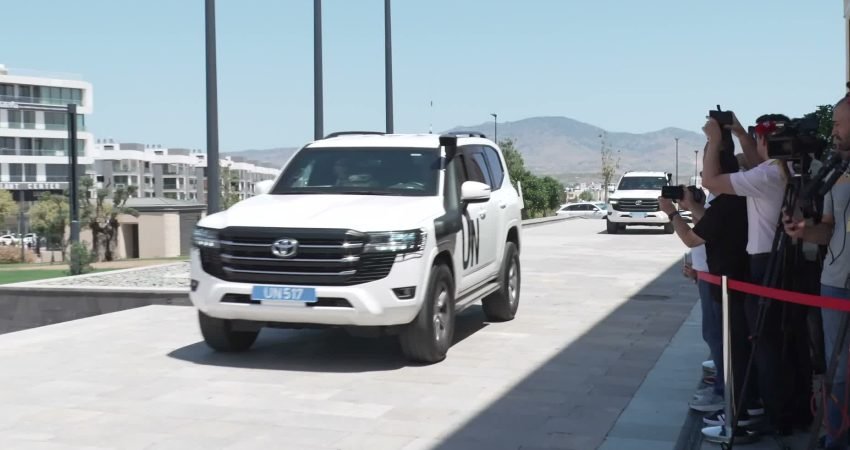 KKTC Cumhurbaşkanı Tufan Erhürman ile Birleşmiş Milletler (BM) Genel Sekreteri