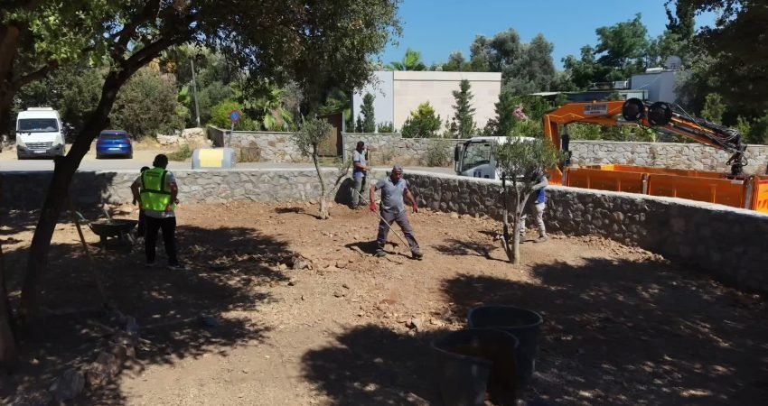Bodrum Belediye Başkanı Tamer Mandalinci, yapımında sona gelinen Pînaraltı Emekli