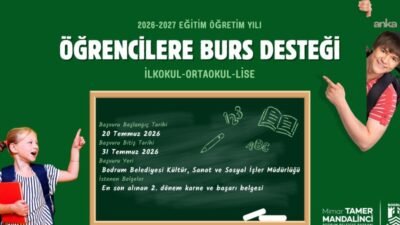 Bodrum Belediyesi, sosyal belediyecilik anlayışı doğrultusunda 2026-2027 eğitim öğretim yılı