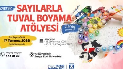 Bodrum Belediyesi tarafından 7-9 yaş arası çocuklara yönelik ücretsiz Sayılarla