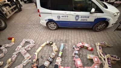 Bodrum Belediyesi Zabıta Müdürlüğü ekipleri, gerçekleştirdiği denetimde yaklaşık 1 ton