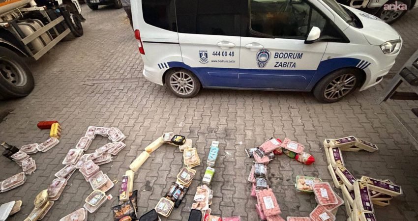 Bodrum Belediyesi Zabıta Müdürlüğü ekipleri, gerçekleştirdiği denetimde yaklaşık 1 ton