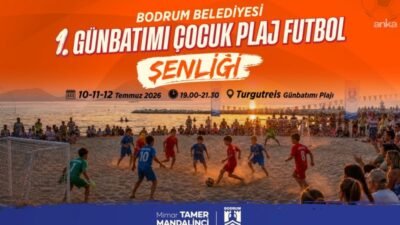 Bodrum Belediyesi'nin bu yıl ilk kez düzenleyeceği Günbatımı Çocuk Plaj