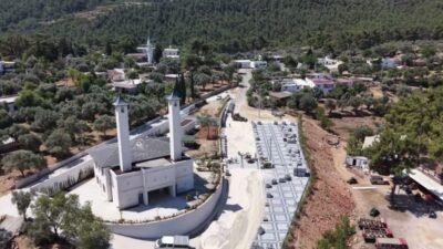 Bodrum Belediyesi Fen İşleri Müdürlüğü tarafından Çamlık Mahallesi’nde bulunan Çamlık