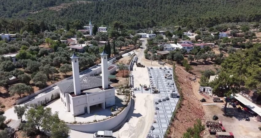 Bodrum Belediyesi Fen İşleri Müdürlüğü tarafından Çamlık Mahallesi’nde bulunan Çamlık