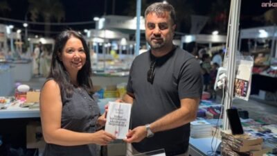 Bodrum'un Turgutreis Mahallesi'nde YAYDER tarafından düzenlenen Kitap ve Edebiyat Fuarı'nın