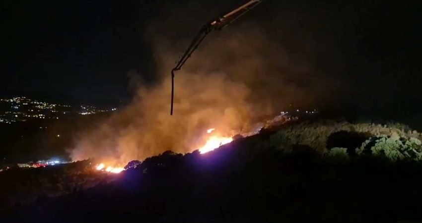 Muğla’nın Bodrum ilçesine bağlı Bitez Mahallesi’nde makilik alanda yangın çıktı.