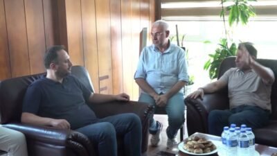 Bornova Belediye Başkanı Ömer Eşki, 3. Sanayi Sitesi’ni ziyaret ederek