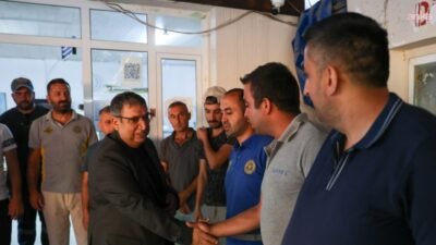 Buca Belediye Başkan Vekili Hüseyin Benzer, saha çalışmaları kapsamında Park