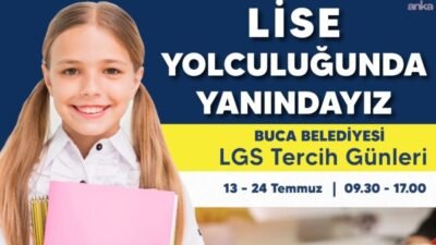 Buca Belediyesi, 13-24 Temmuz tarihleri arasında LGS Tercih Günleri düzenleyerek