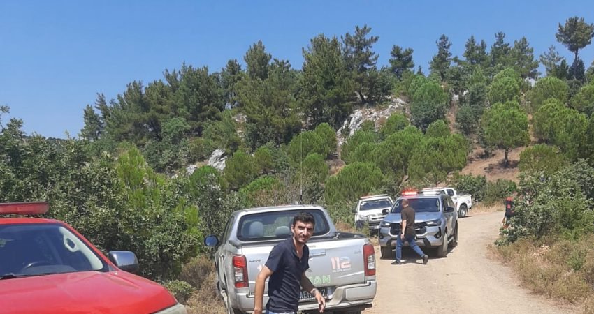 Balıkesir’in Burhaniye İlçesine bağlı Hacıbozlar Mahallesinde saat 14.30 dolayında çıkan