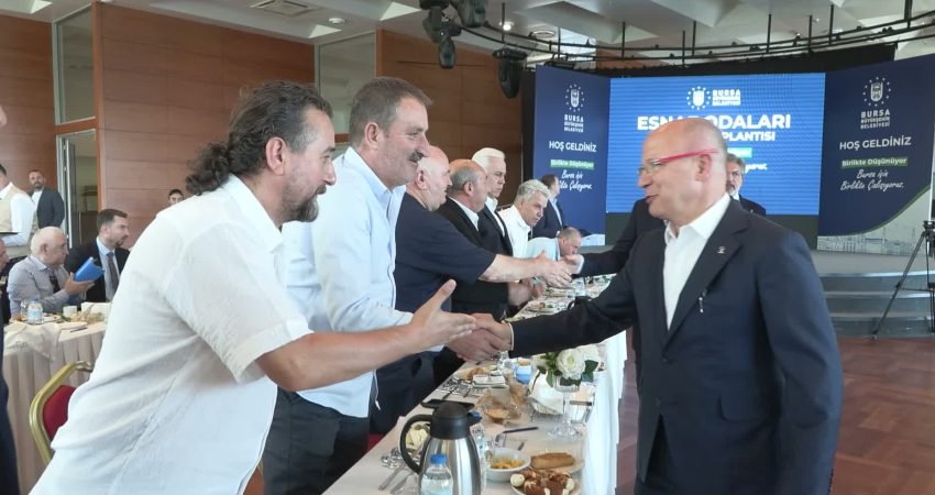 Bursa Büyükşehir Belediyesi Başkan Vekili Şahin Biba, Esnaf Odaları İstişare